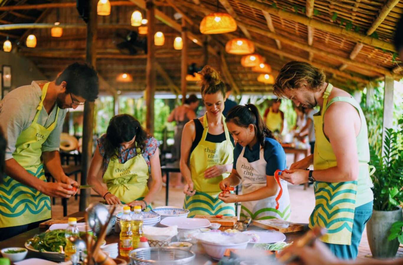 Capture the authentic charm of Tra Que’s safe cultural scene